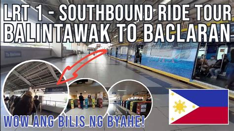 Baclaran Terminal Station LRT Line 1 to Buendia .